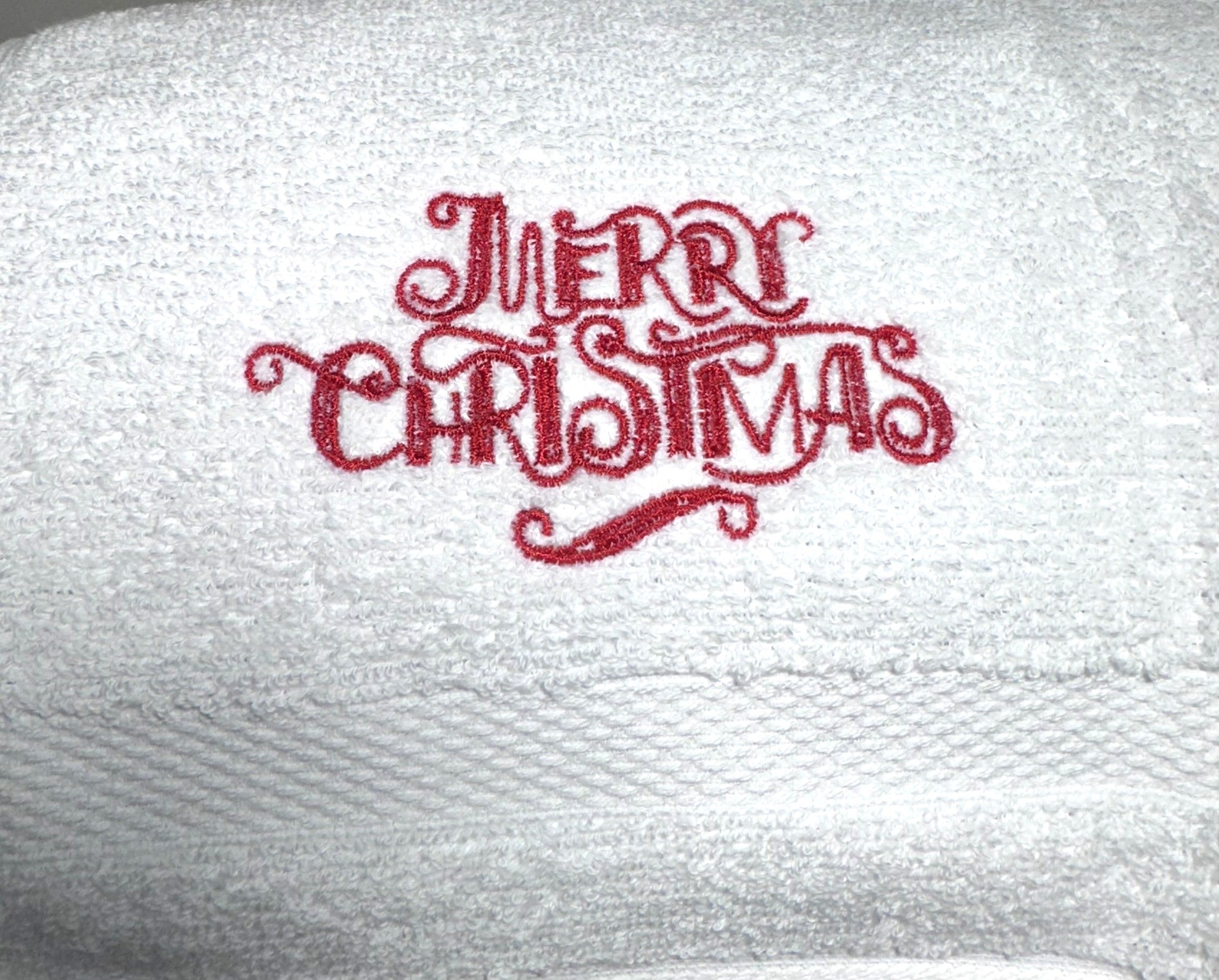 Merry Christmas Washcloth