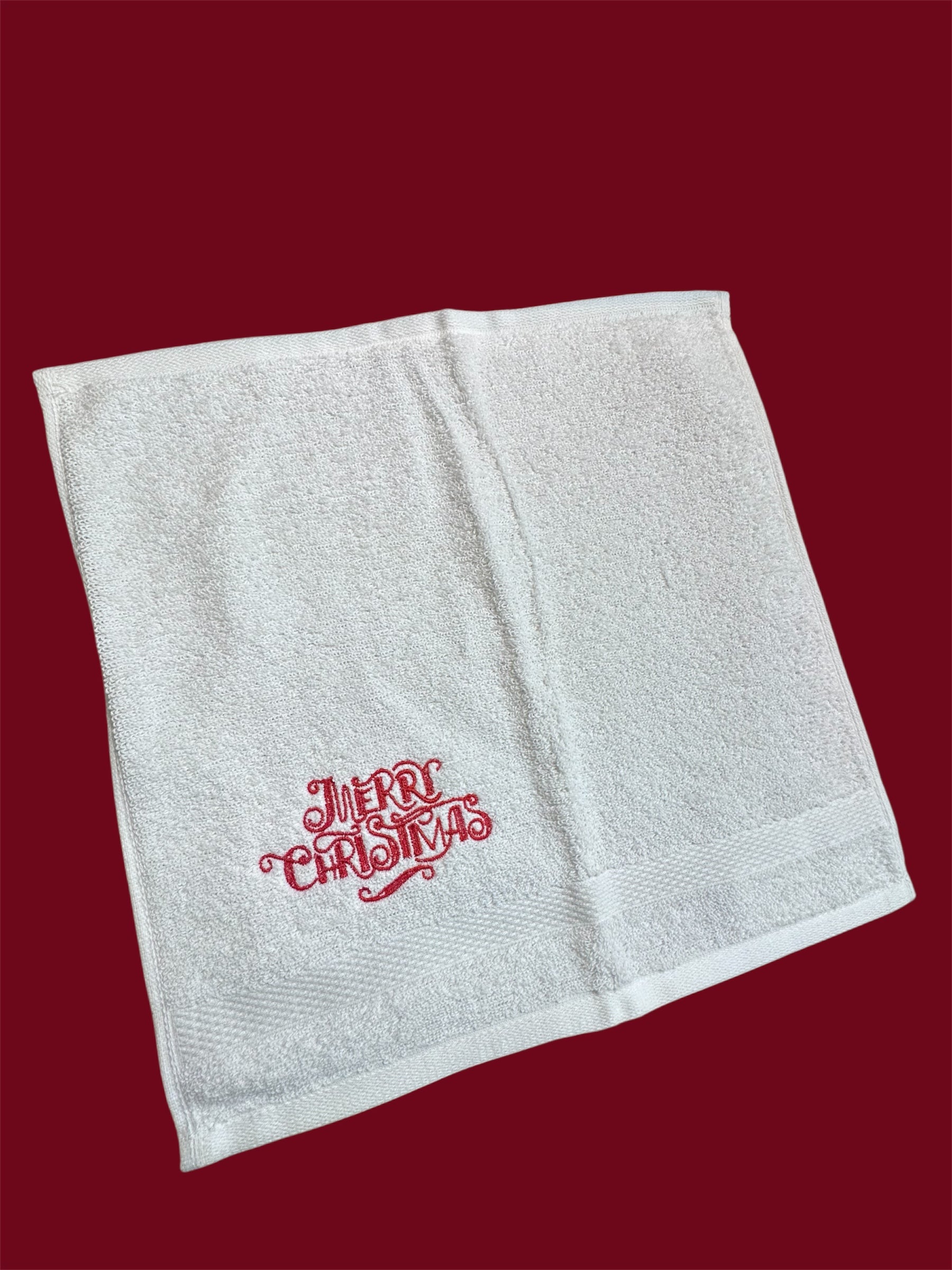 Merry Christmas Washcloth